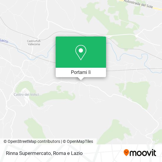 Mappa Rinna Supermercato