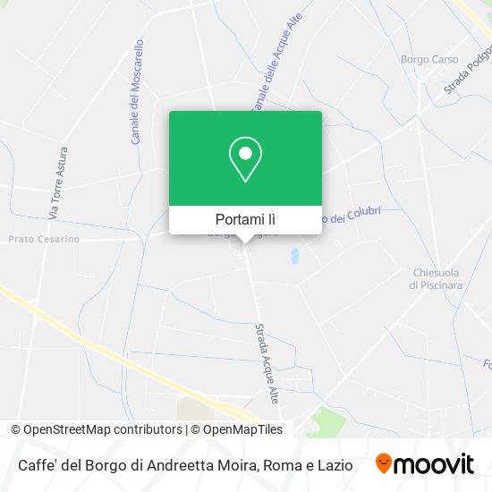 Mappa Caffe' del Borgo di Andreetta Moira