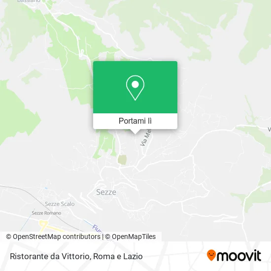 Mappa Ristorante da Vittorio