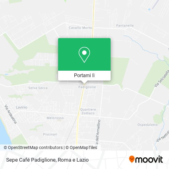 Mappa Sepe Café Padiglione