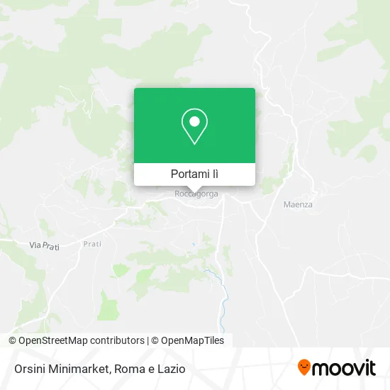 Mappa Orsini Minimarket