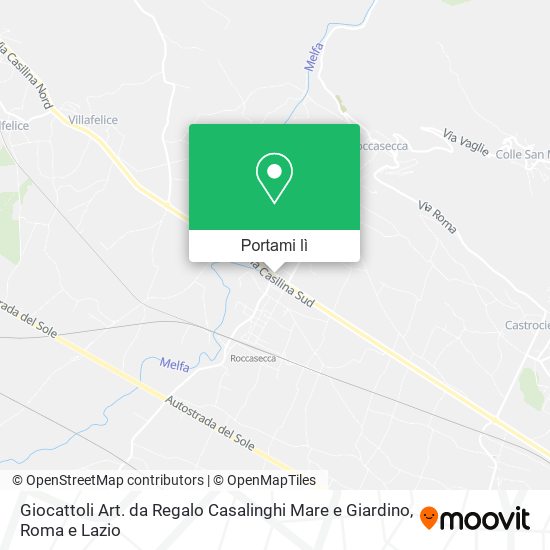 Mappa Giocattoli Art. da Regalo Casalinghi Mare e Giardino