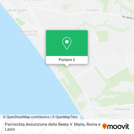 Mappa Parrocchia Assunzione della Beata V. Maria