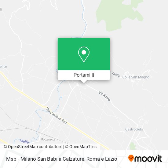 Mappa Msb - Milano San Babila Calzature