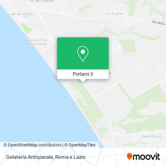 Mappa Gelateria Antiqianale