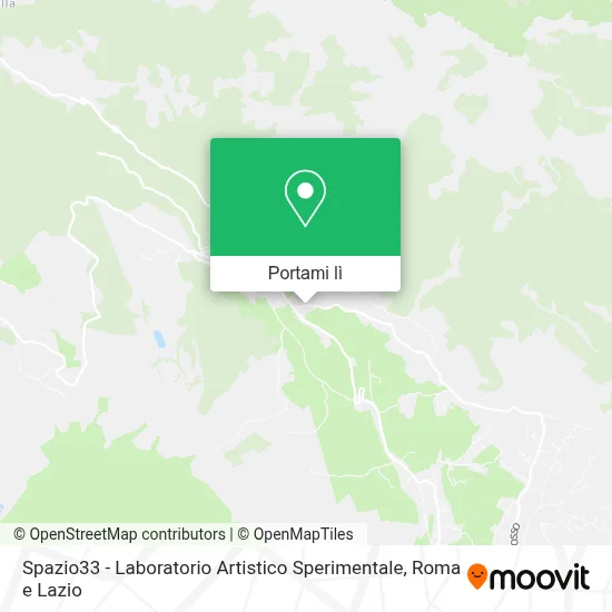 Mappa Spazio33 - Laboratorio Artistico Sperimentale