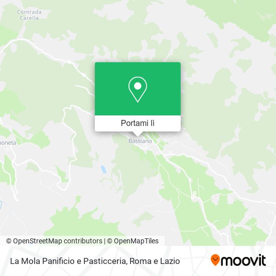 Mappa La Mola Panificio e Pasticceria