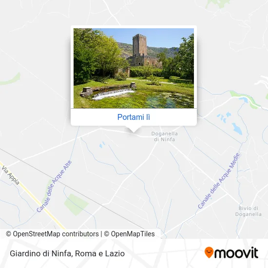 Mappa Giardino di Ninfa