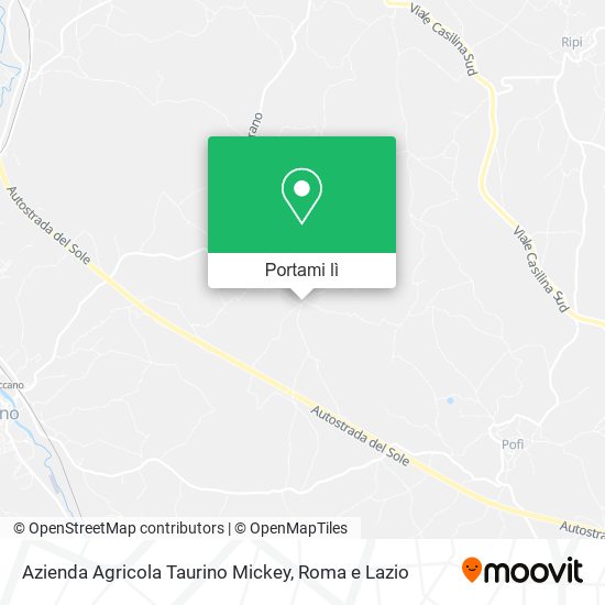 Mappa Azienda Agricola Taurino Mickey