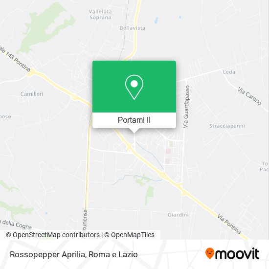 Mappa Rossopepper Aprilia