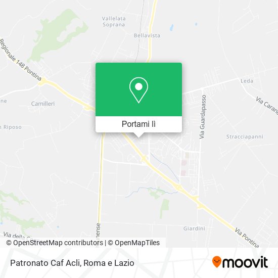 Mappa Patronato Caf Acli