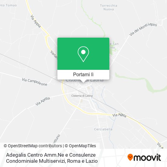 Mappa Adegalis Centro Amm.Ne e Consulenze Condominiale Multiservizi