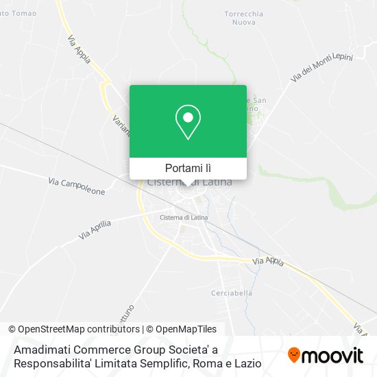 Mappa Amadimati Commerce Group Societa' a Responsabilita' Limitata Semplific