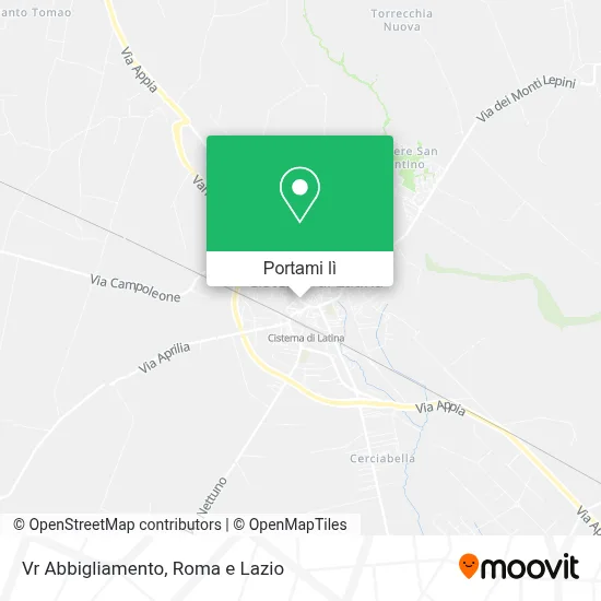 Mappa Vr Abbigliamento
