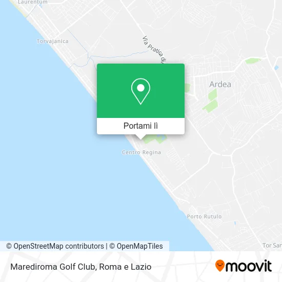 Mappa Marediroma Golf Club