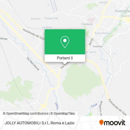 Mappa JOLLY AUTOMOBILI S.r.l.