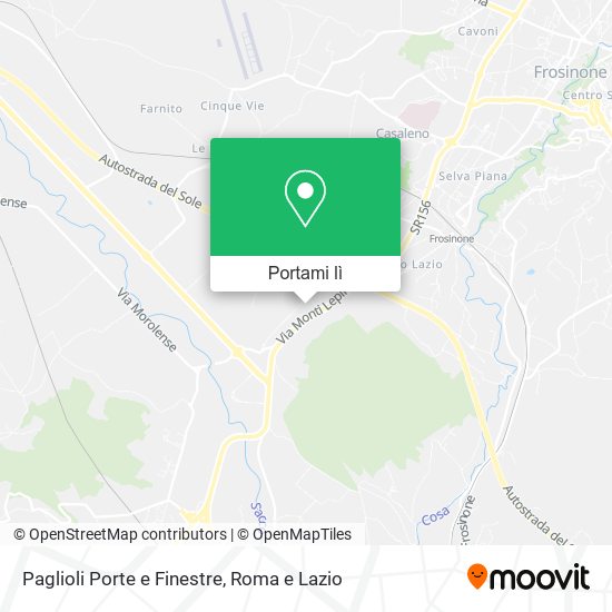 Mappa Paglioli Porte e Finestre