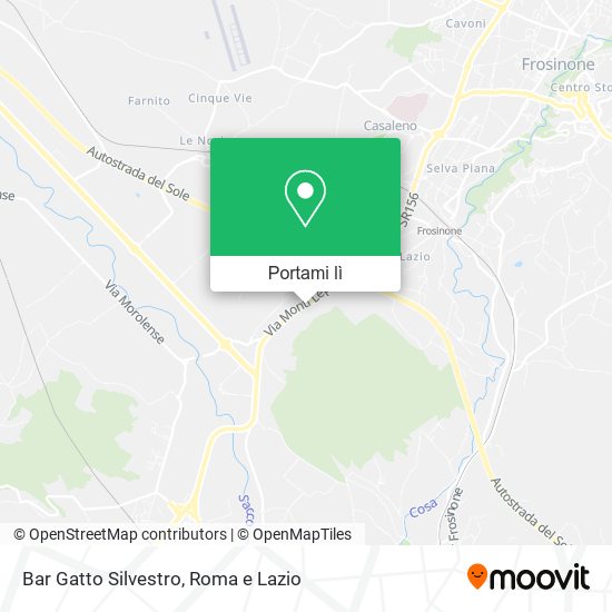 Mappa Bar Gatto Silvestro