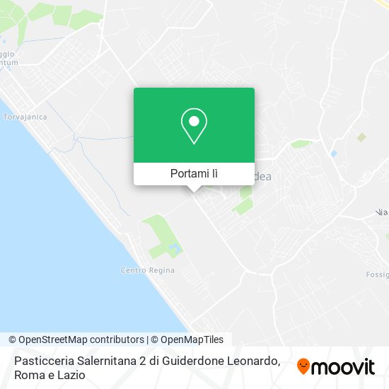 Mappa Pasticceria Salernitana 2 di Guiderdone Leonardo