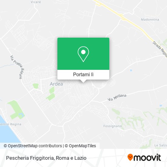 Mappa Pescheria Friggitoria