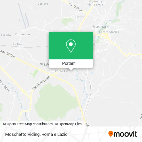 Mappa Moschetto Riding