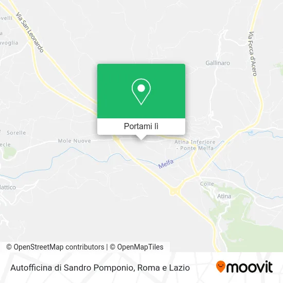 Mappa Autofficina di Sandro Pomponio