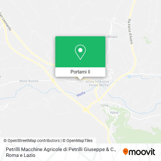 Mappa Petrilli Macchine Agricole di Petrilli Giuseppe & C.