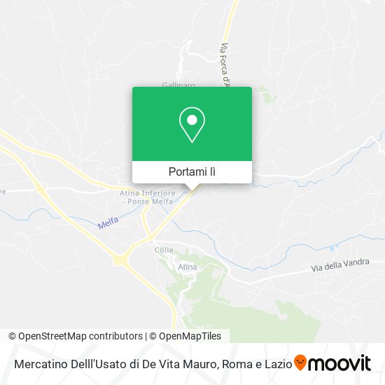 Mappa Mercatino Delll'Usato di De Vita Mauro