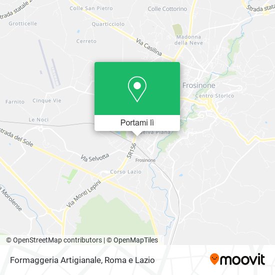 Mappa Formaggeria Artigianale