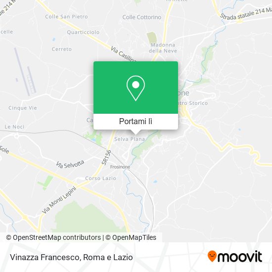 Mappa Vinazza Francesco