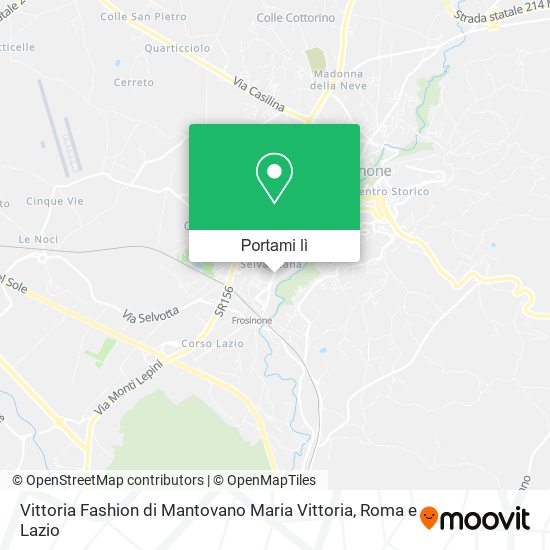 Mappa Vittoria Fashion di Mantovano Maria Vittoria