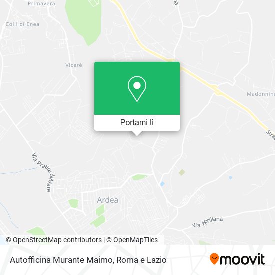 Mappa Autofficina Murante Maimo