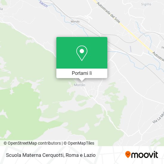 Mappa Scuola Materna Cerquotti