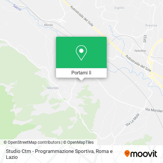 Mappa Studio Ctm - Programmazione Sportiva