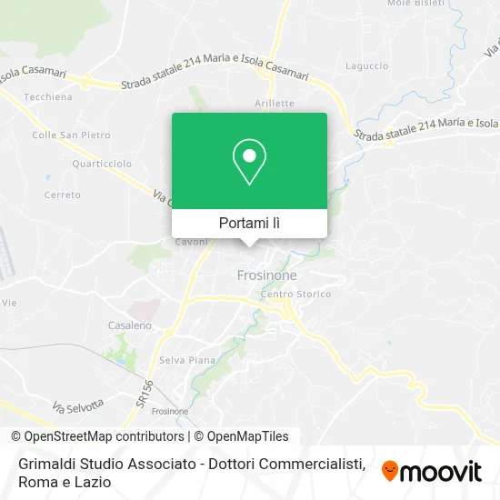 Mappa Grimaldi Studio Associato - Dottori Commercialisti