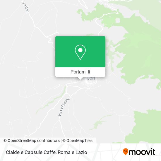 Mappa Cialde e Capsule Caffe