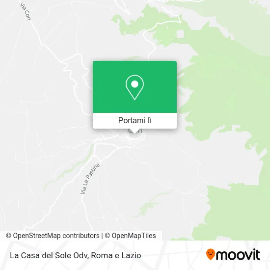 Mappa La Casa del Sole Odv