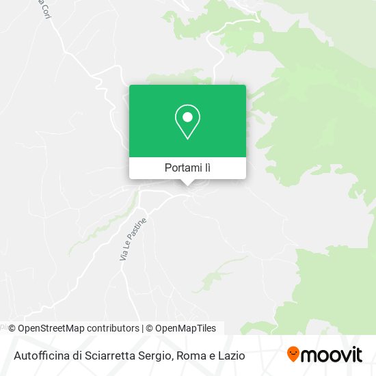 Mappa Autofficina di Sciarretta Sergio