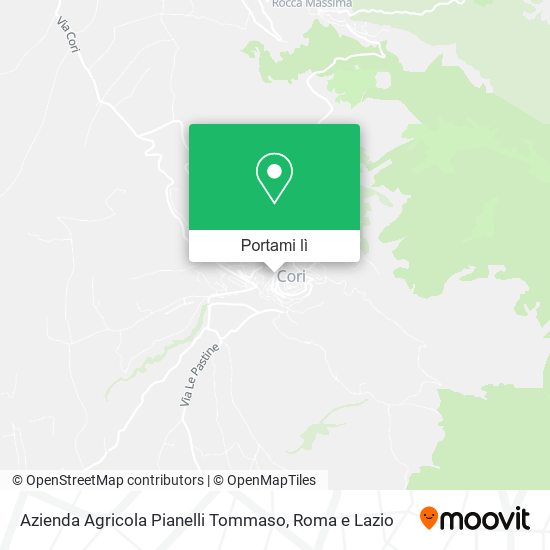 Mappa Azienda Agricola Pianelli Tommaso