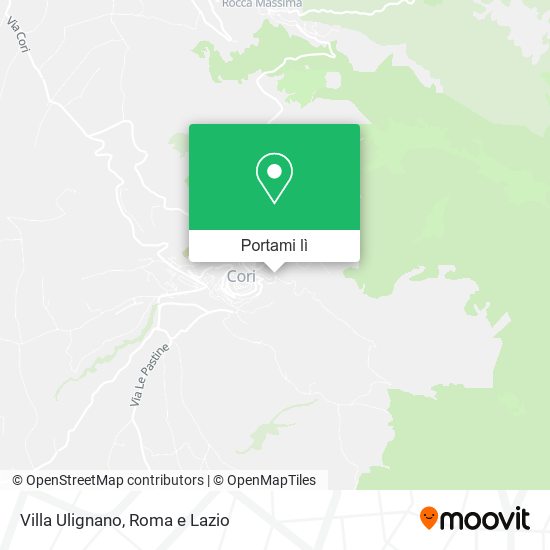 Mappa Villa Ulignano