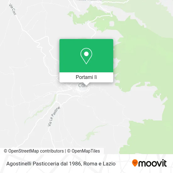 Mappa Agostinelli Pasticceria dal 1986