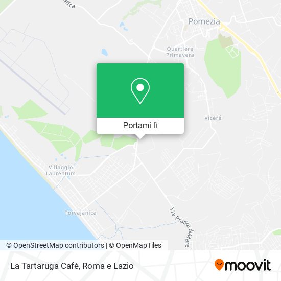 Mappa La Tartaruga Café