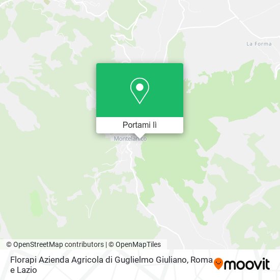 Mappa Florapi Azienda Agricola di Guglielmo Giuliano