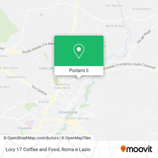Mappa Lory 17 Coffee and Food