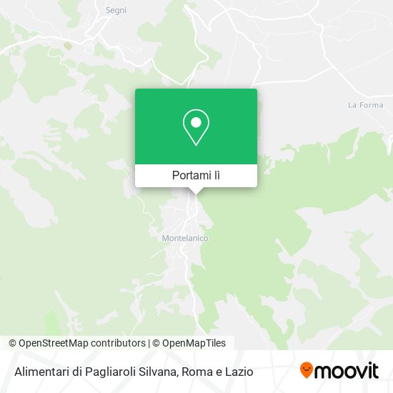 Mappa Alimentari di Pagliaroli Silvana