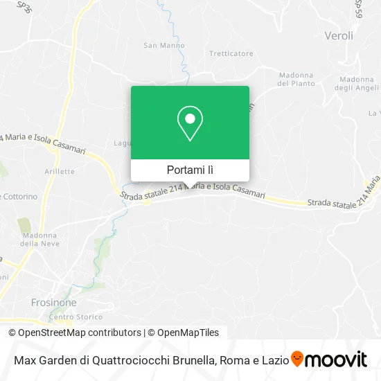 Mappa Max Garden di Quattrociocchi Brunella