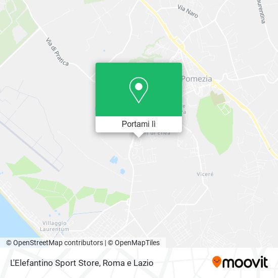 Mappa L'Elefantino Sport Store