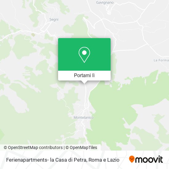 Mappa Ferienapartments- la Casa di Petra