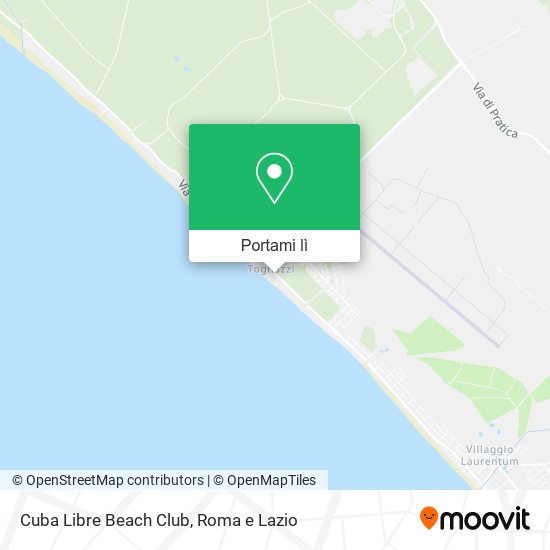 Mappa Cuba Libre Beach Club