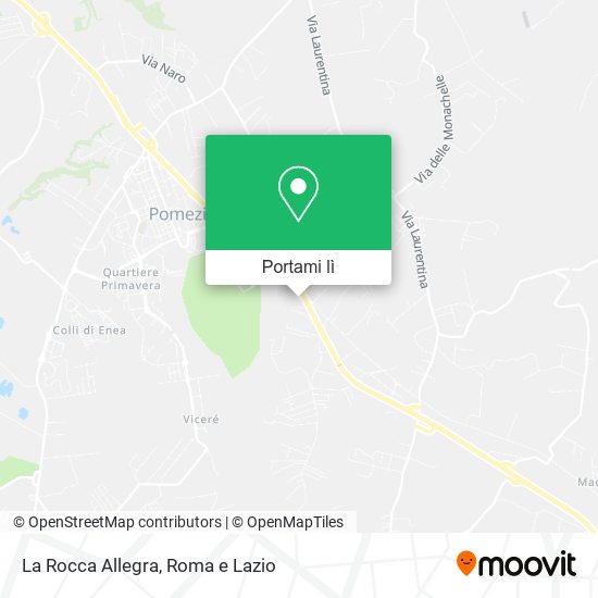 Mappa La Rocca Allegra
